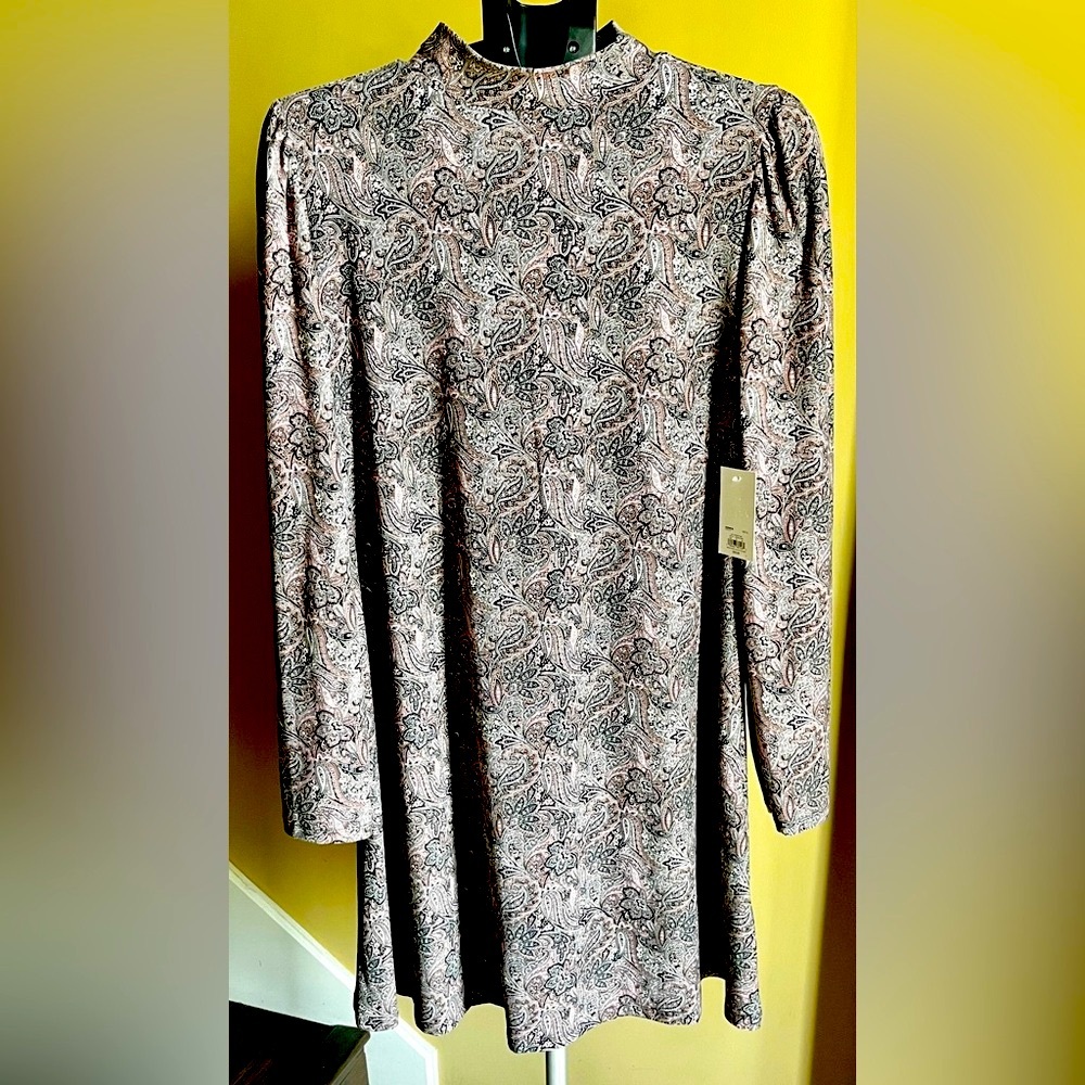 SO Floral Long Sleeve Blouse - Black and White